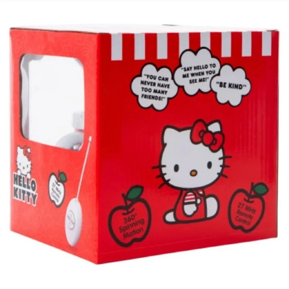 Hello kitty sanrio teacup red white remote control car cute kids girls toy game